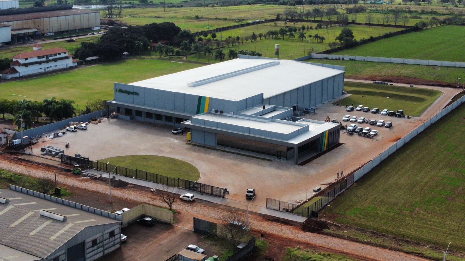 Vista aérea da matriz Redeparts em Santo Ângelo